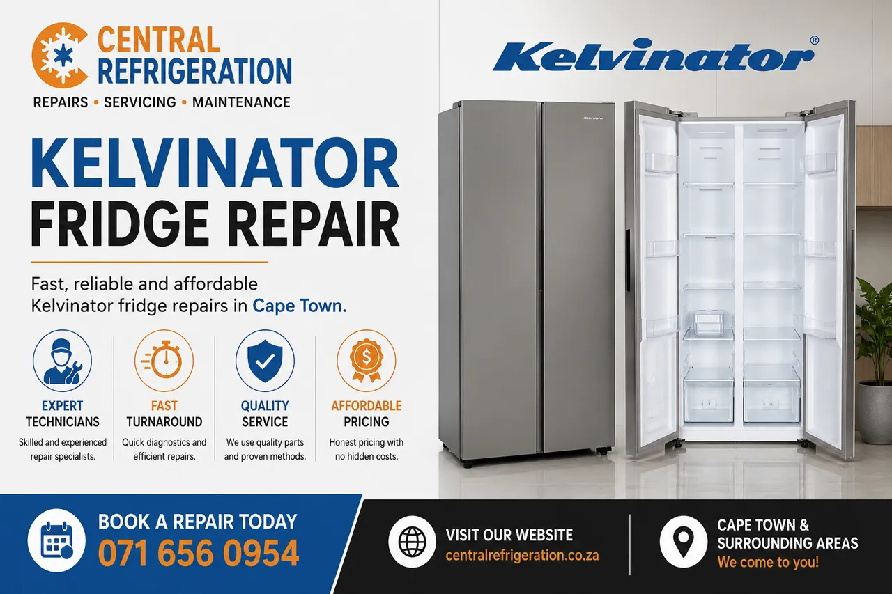 Central Refrigeration Kelvinator fridge repair service in Cape Town
